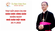 Thư gửi anh chị em giáo chức Công giáo nhân ngày Nhà giáo Việt Nam 20.11.2022