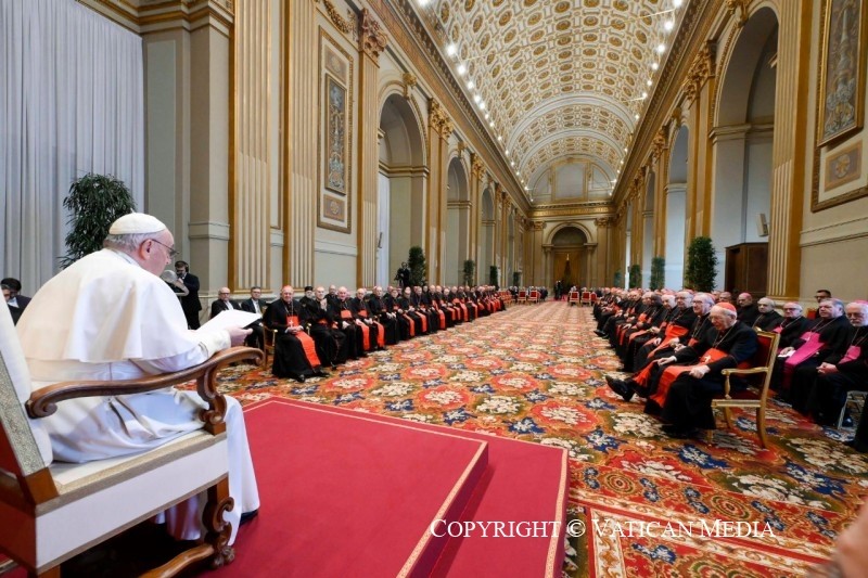 Diễn từ mừng lễ Giáng sinh của Đức Thánh Cha dành cho Giáo triều Roma