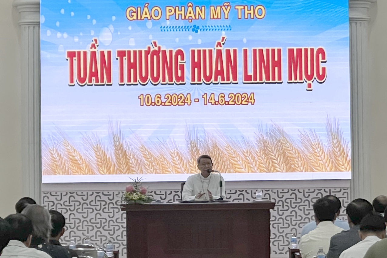 Hơn 150 cha Giáo phận Mỹ Tho dự tuần thường huấn linh mục