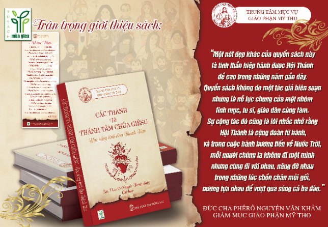 GIỚI THIỆU SÁCH: Các Thánh và Thánh Tâm Chúa Giêsu - Học sống linh đạo Thánh Tâm