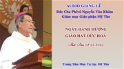 Đức Cha Phêrô giảng lễ ngày hành hương hạt Đức Hoà