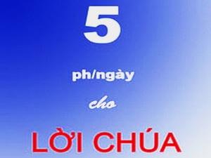 5 phút Lời Chúa tháng 04.2026