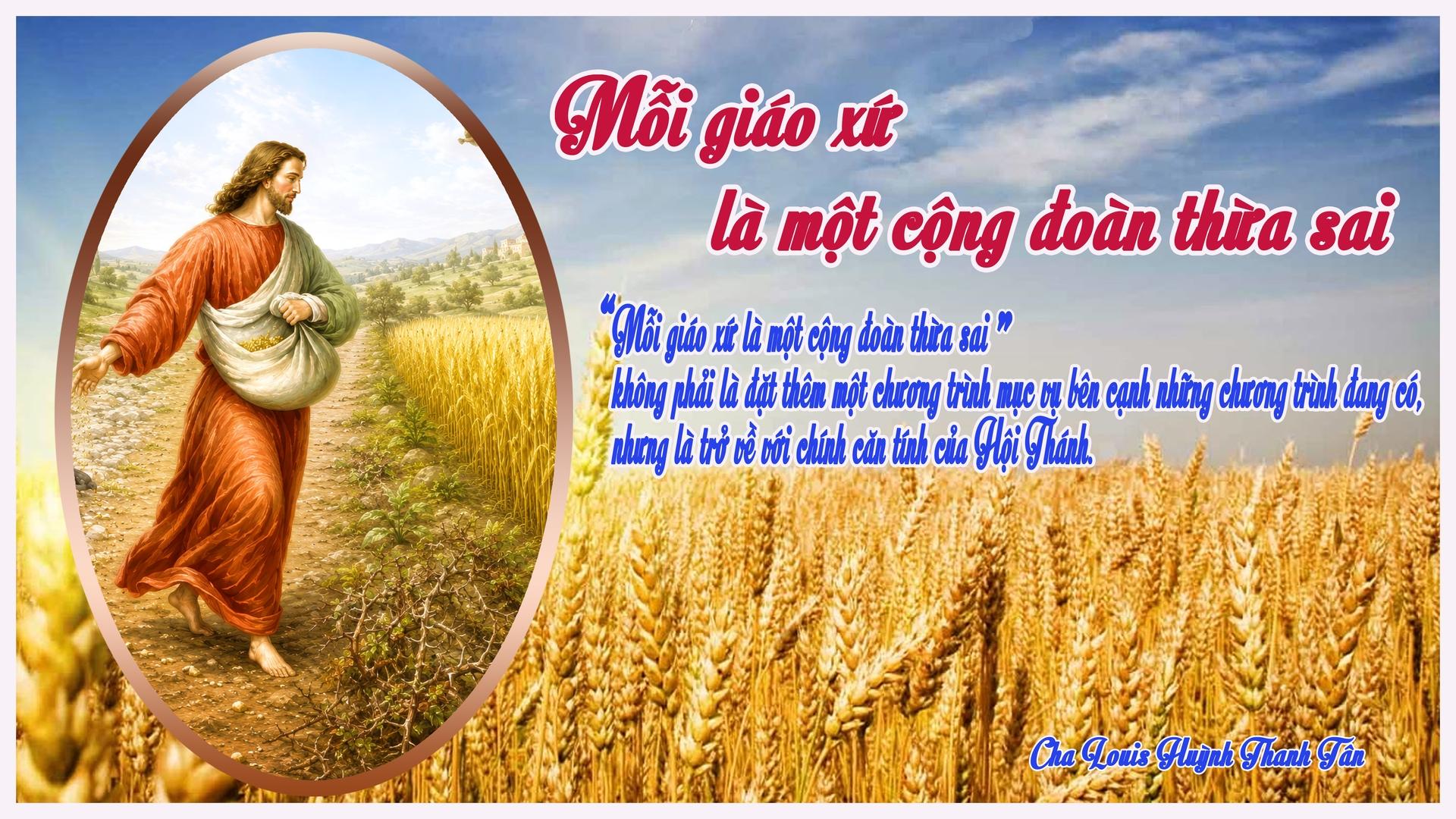Mỗi giáo xứ là một cộng đoàn thừa sai
