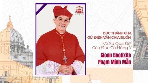 Đức Thánh Cha gửi điện văn chia buồn về sự qua đời của ĐHY Gioan Baotixita Phạm Minh Mẫn