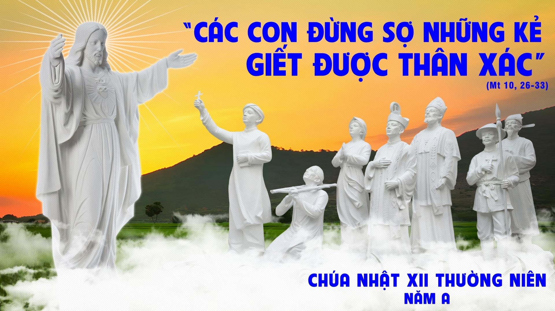 Bài giảng Lễ Chúa Nhật XII TN - Giáo phận Mỹ Tho