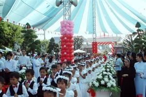 Thánh Lễ đặt viên đá đầu tiên xây dựng Trung tâm Hành Hương Ba Giồng
