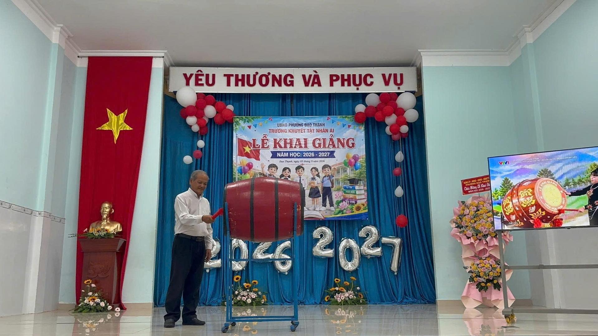 Trường Khuyết tật Nhân Ái hân hoan khai giảng Năm học 2026–2027