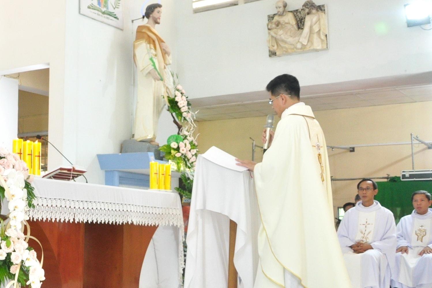 Giáo xứ Mỹ Long có cha sở mới