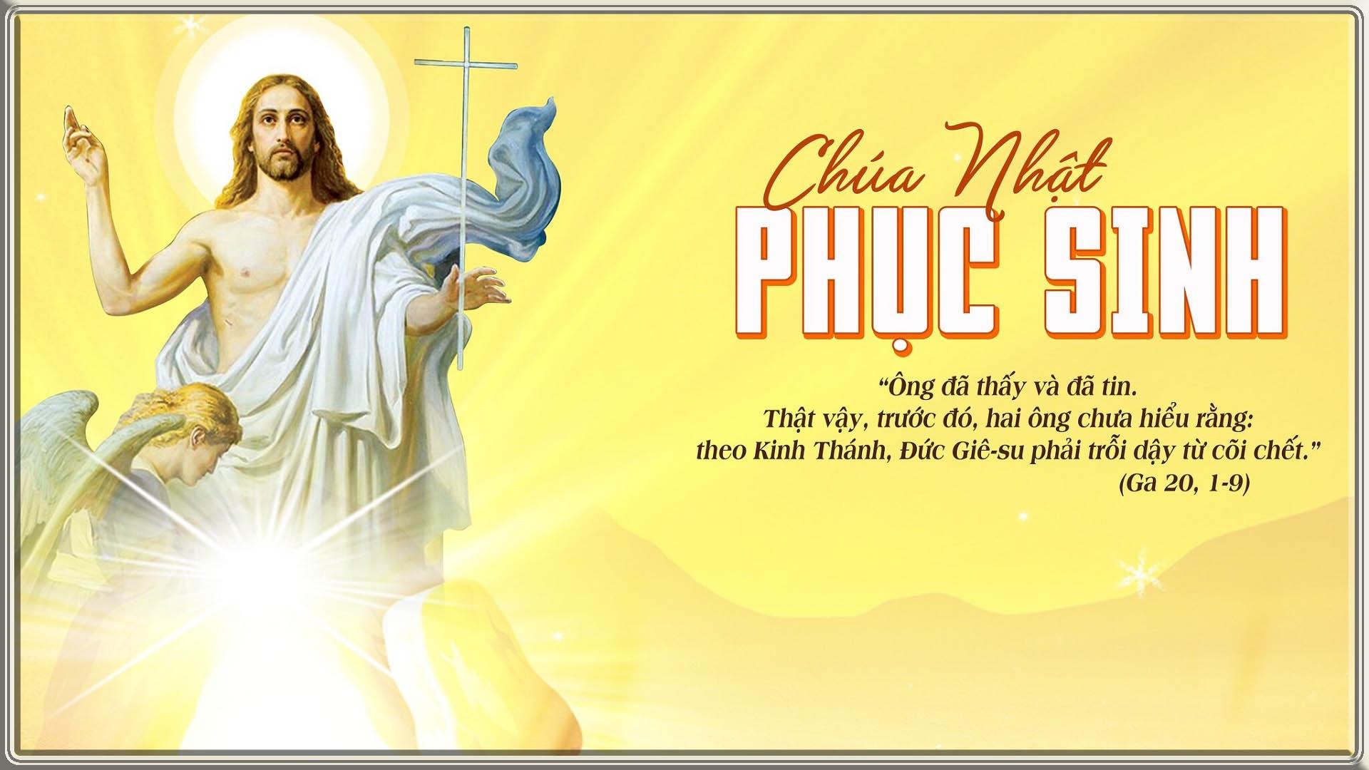 Bài giảng Lễ Chúa Phục Sinh - Giáo phận Mỹ Tho