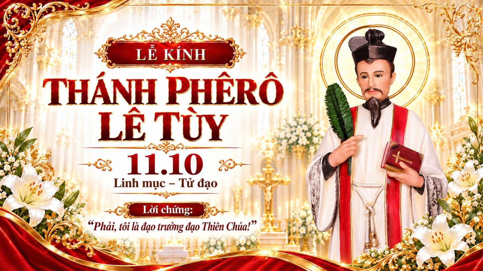 Thánh Phêrô Lê Tùy, linh mục, tử đạo