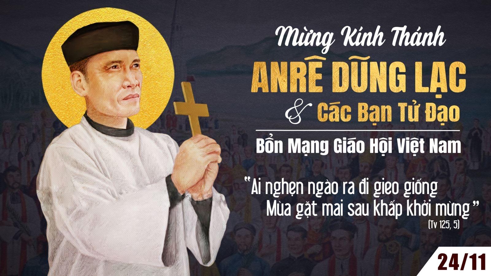 Thánh Anrê Dũng Lạc và các bạn tử đạo (Các Thánh tử đạo Việt Nam)
