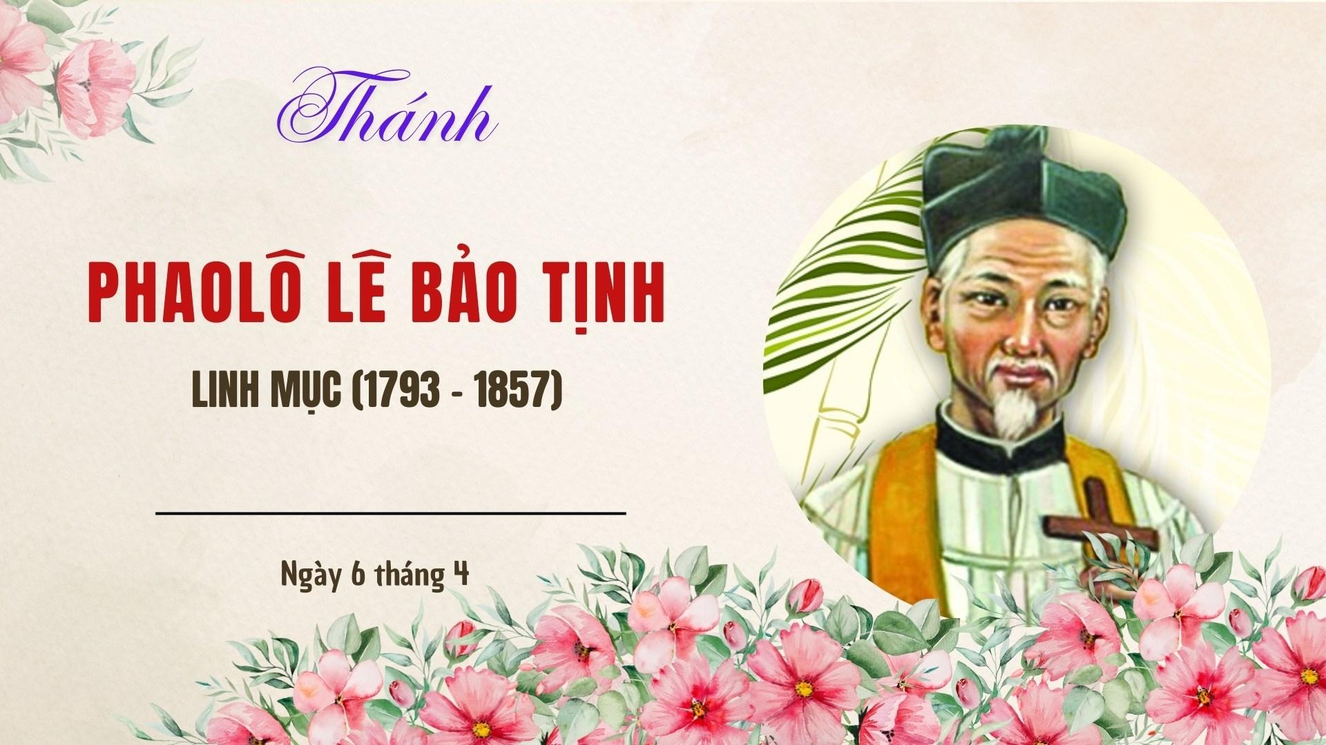 Thánh Phaolô Lê Bảo Tịnh