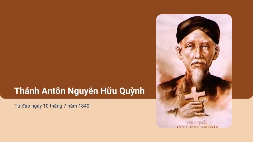 Thánh Antôn Nguyễn Hữu Quỳnh (tự Năm Quỳnh)