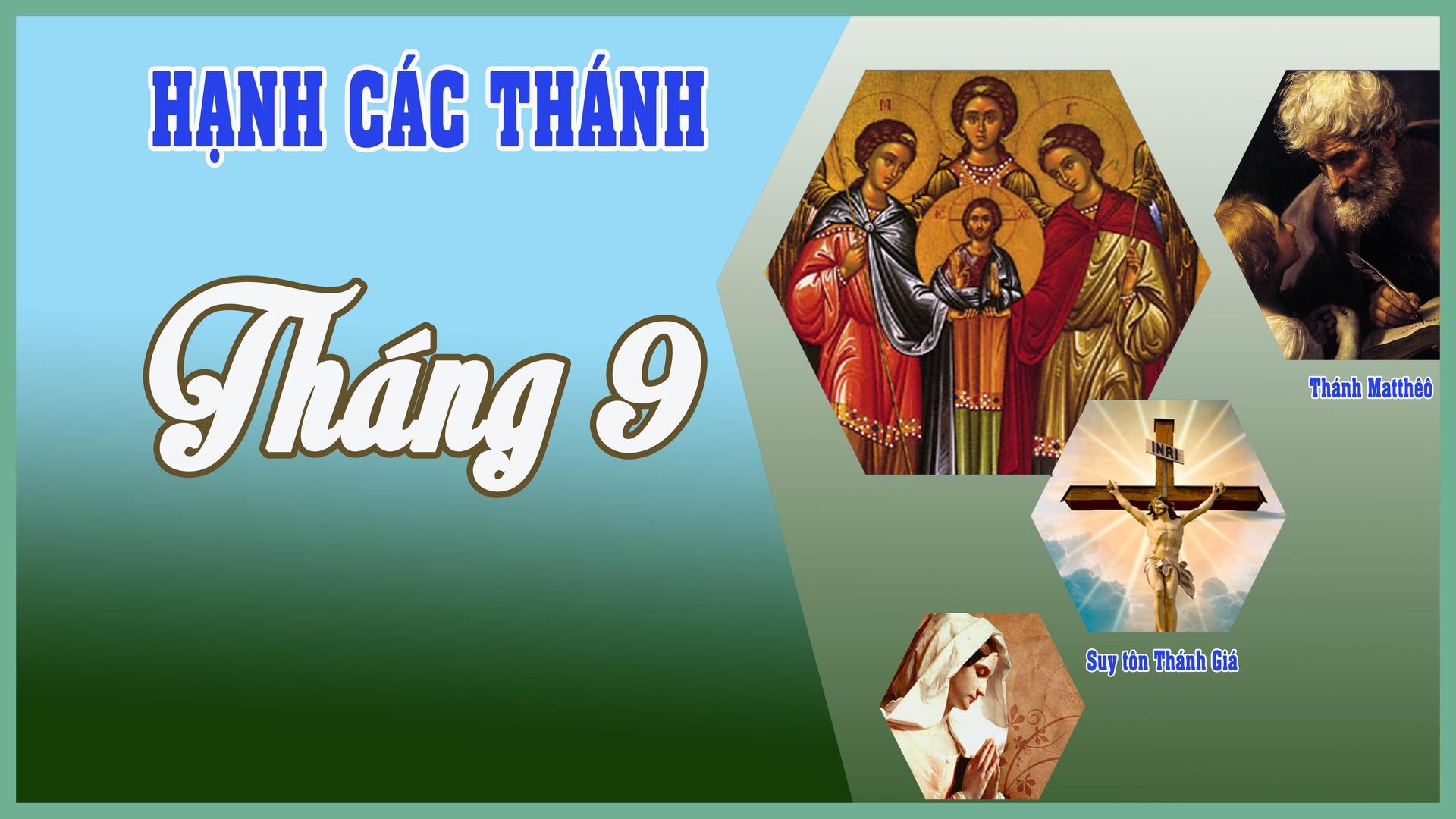 Hạnh Các Thánh: Tháng 9