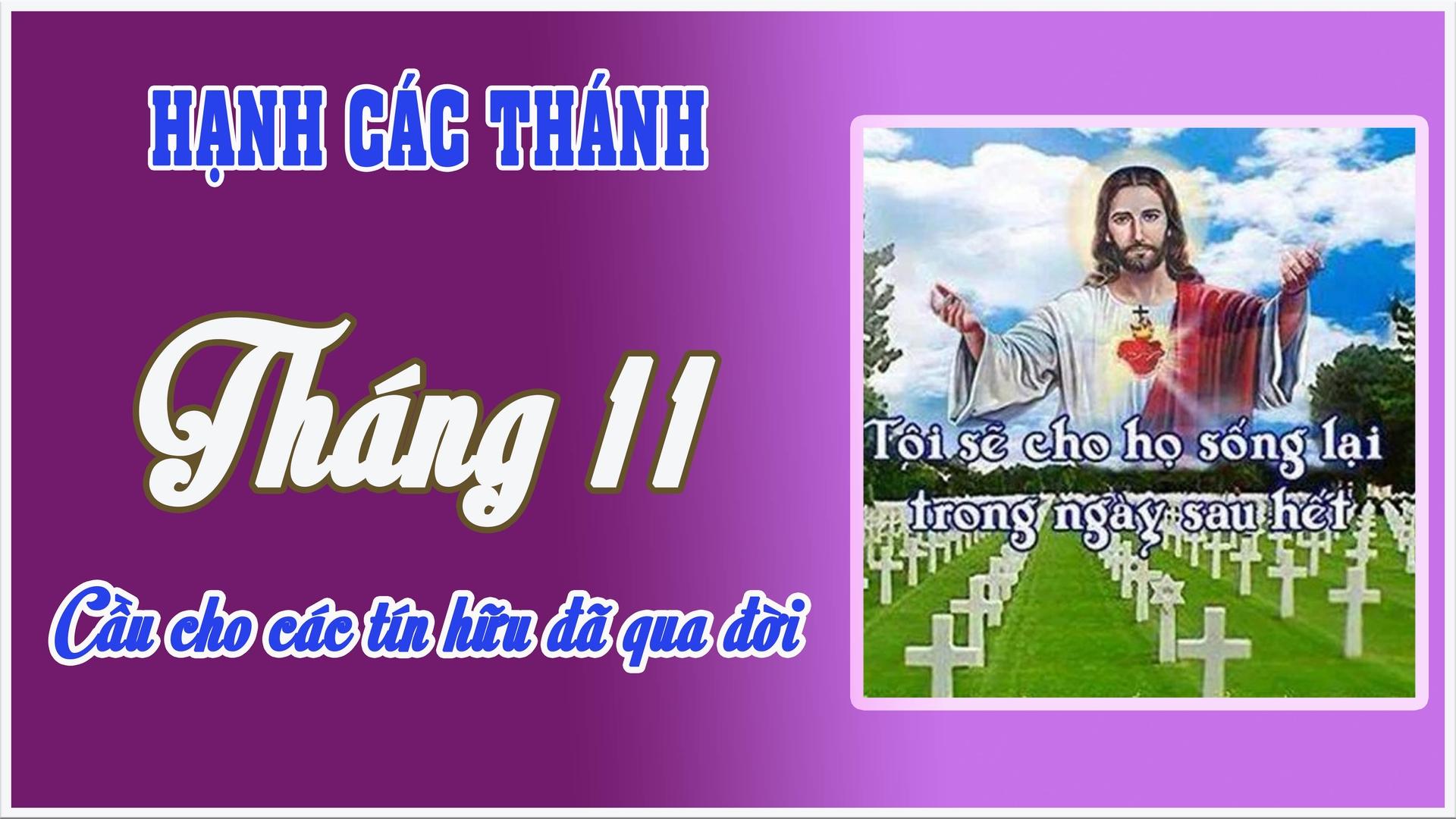 Hạnh Các Thánh: Tháng 11