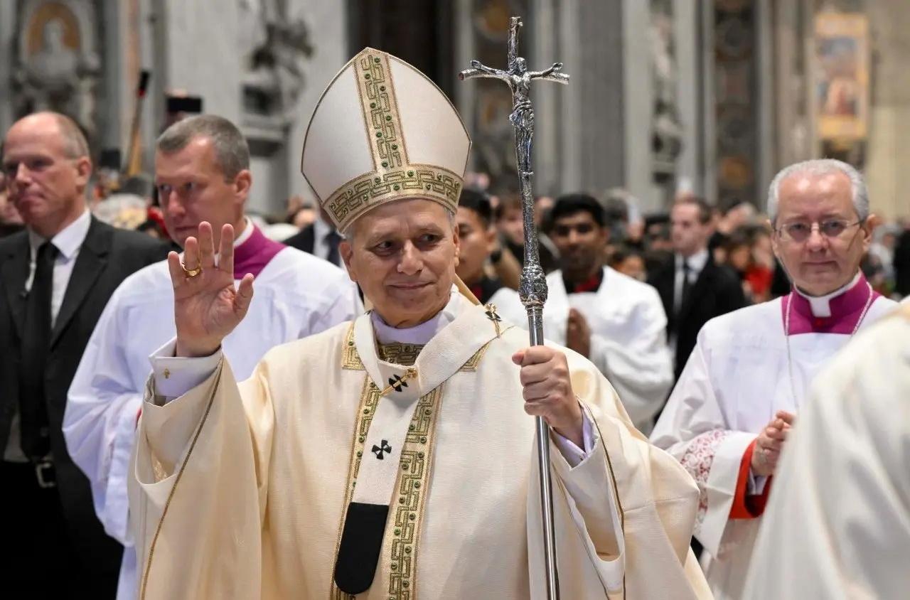 Đức Lêô XIV sử dụng gậy mục vụ mới